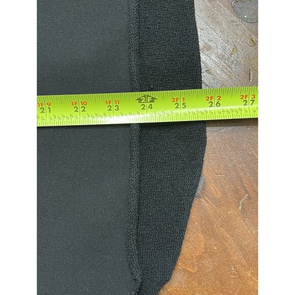 Frank & Eileen Anna Long Sleeve Capelet Top Triple Fleece M Black Minimalist - Picture 14 of 16